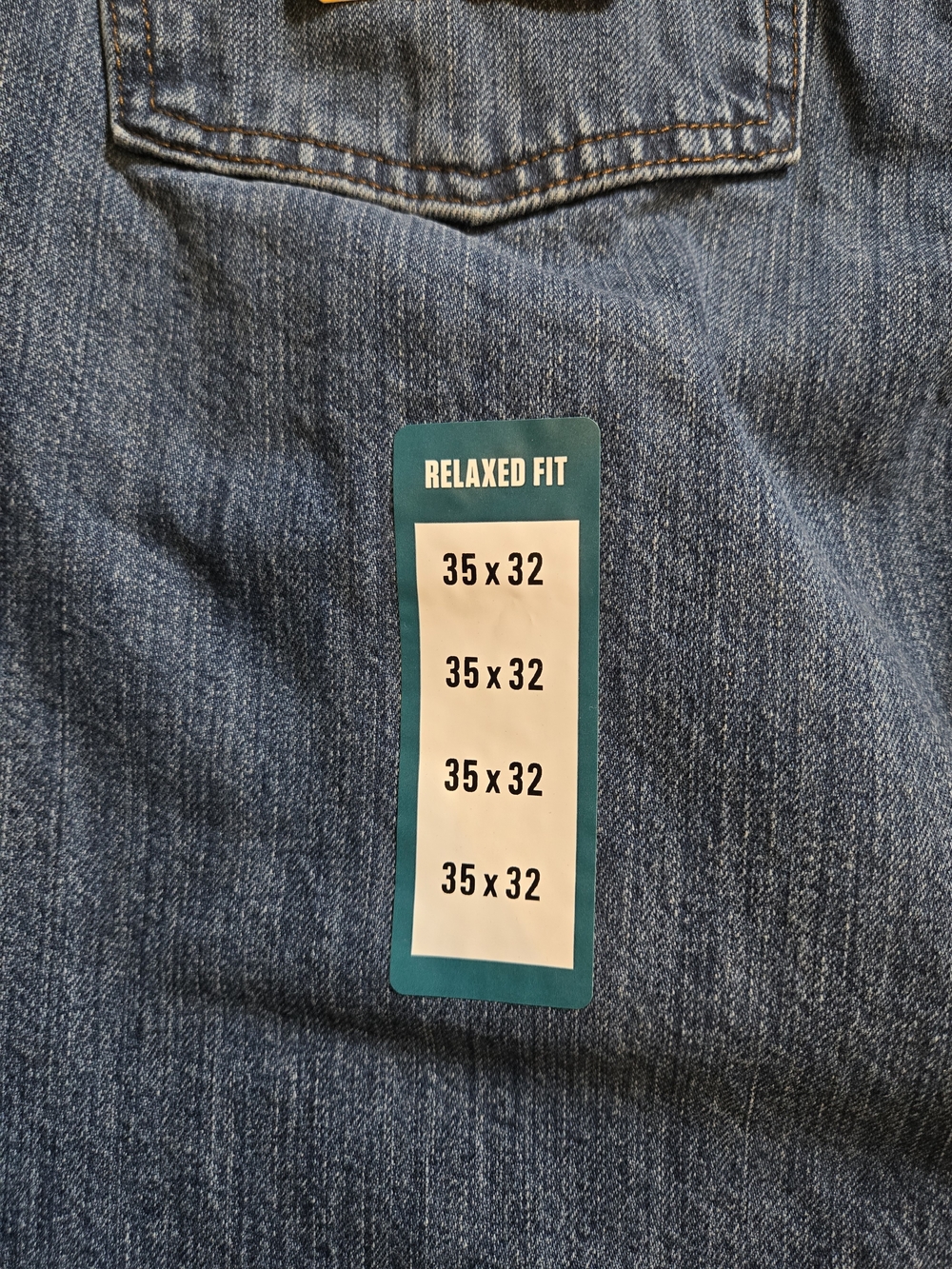Carhertt Men's Classic Straight Fit Blue Jeans - Picture 5 of 7